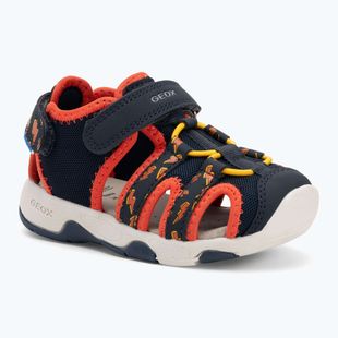 Children's sandals Geox Multy navy/orange