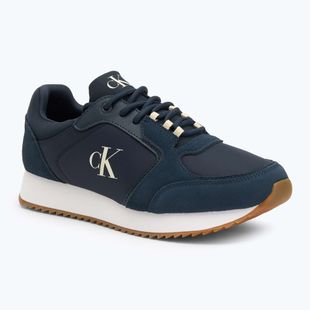 Men's shoes Calvin Klein YM0YM01326 Retro Runner Sock Lace Up Ny-Su Calvin Navy/Bright White/Gum