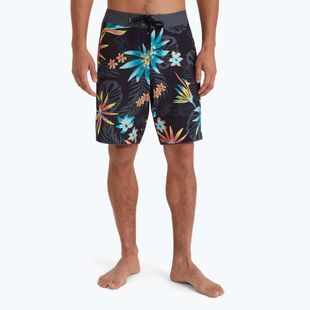 Men's O'Neill Hyperfreak Mysto Scallop 19'' black mysto scallop swim shorts