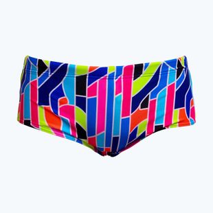 Children's swim boxers Funky Trunks Sidewinder Trunks fault lines