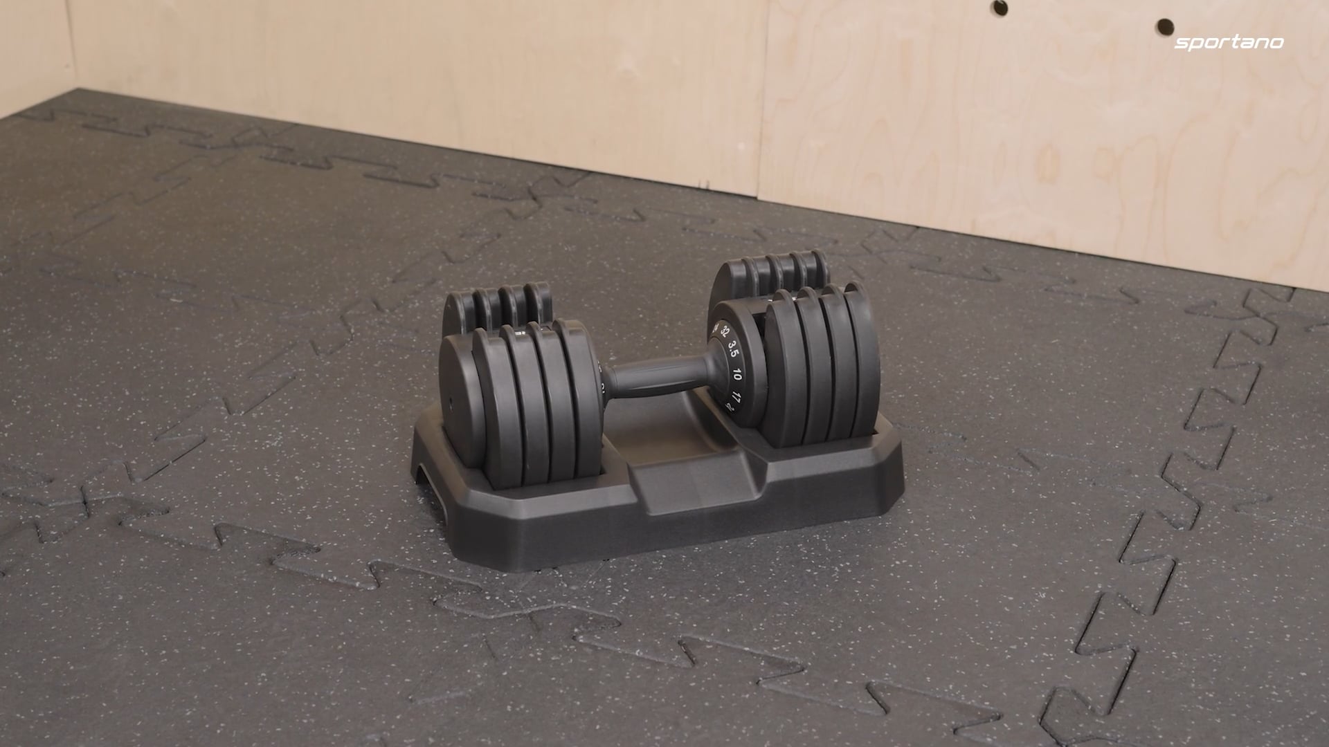 XTREXO adjustable dumbbell TXO-B4W005 32 kg black