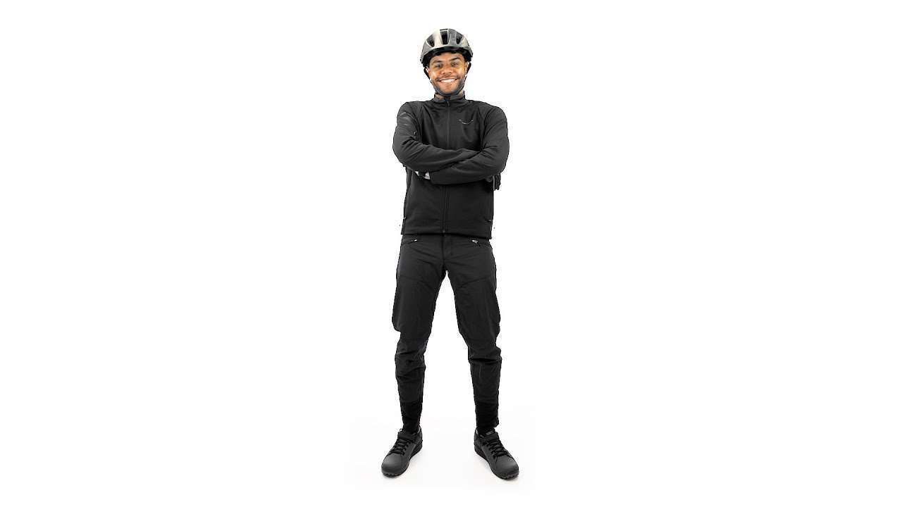 Men's Endura Singletrack Softshell cycling jacket black